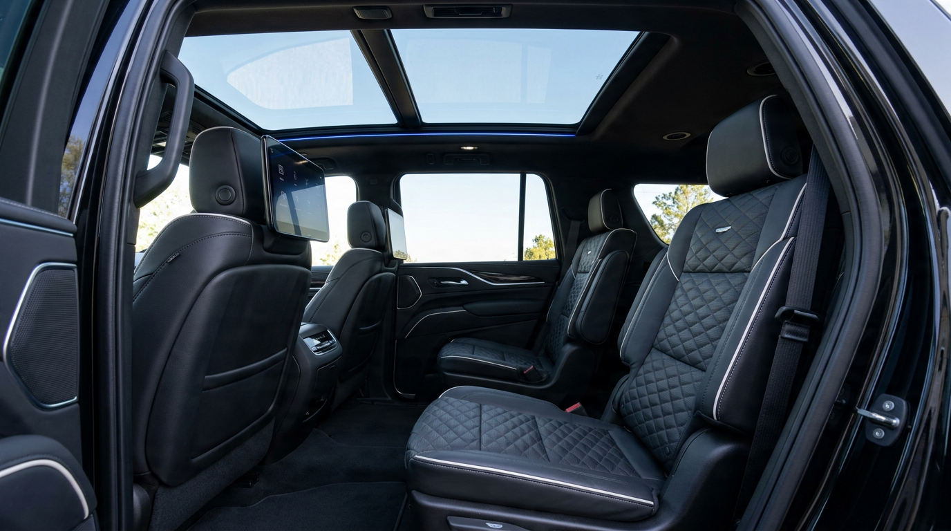 Cadillac Escalade, Rear Cabin Interior